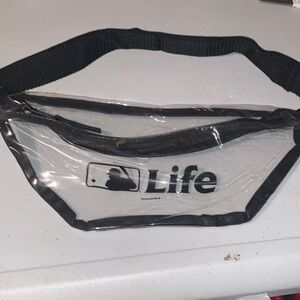 MLB Transparent Waist Bag with Black Trim
